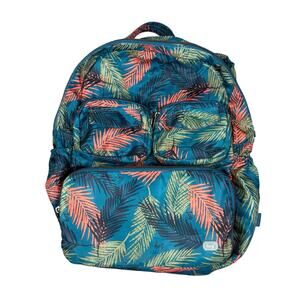 LUG Puddle Jumper Packable Backpack Tropical Ocean Lightweight Travel Colorful